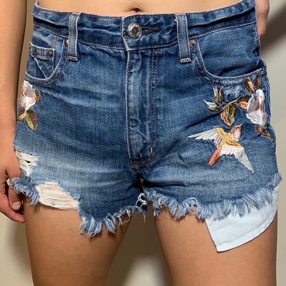 American Eagle Outfitters Pants - American Eagle Vintage High-Waisted Denim Shorts